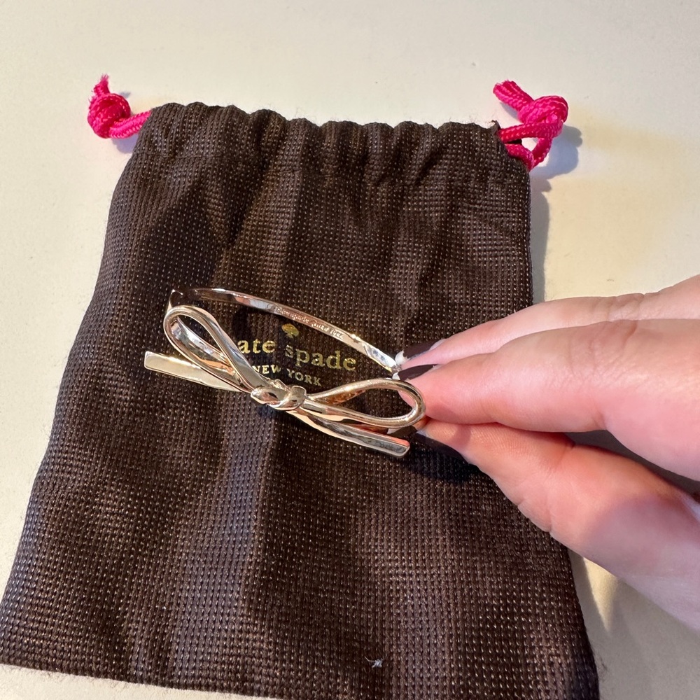 Kate Spade Rose Gold Bow Bracelet - Picture 3 of 4